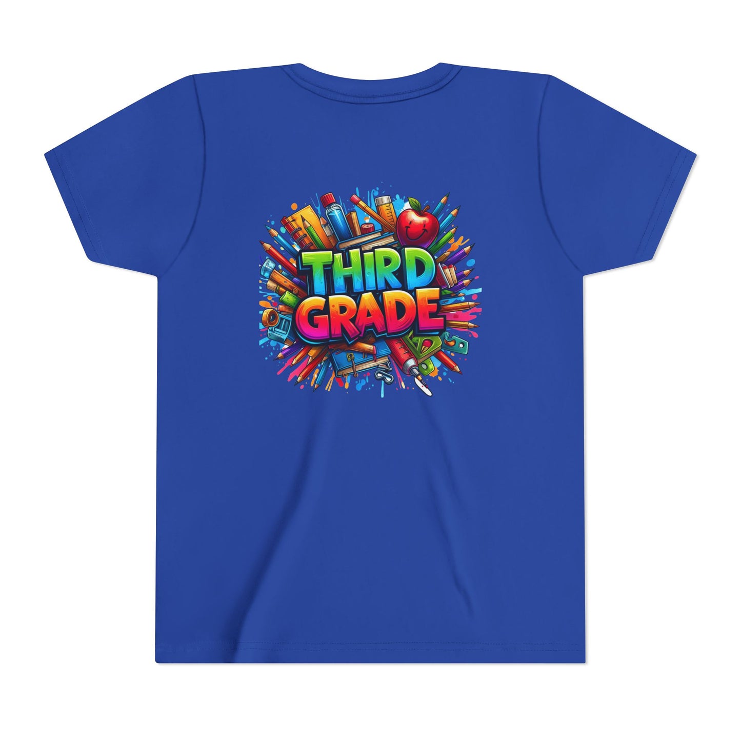 Third Grade Kids' T-Shirt – Colorful School Supplies Back-to-School Tee