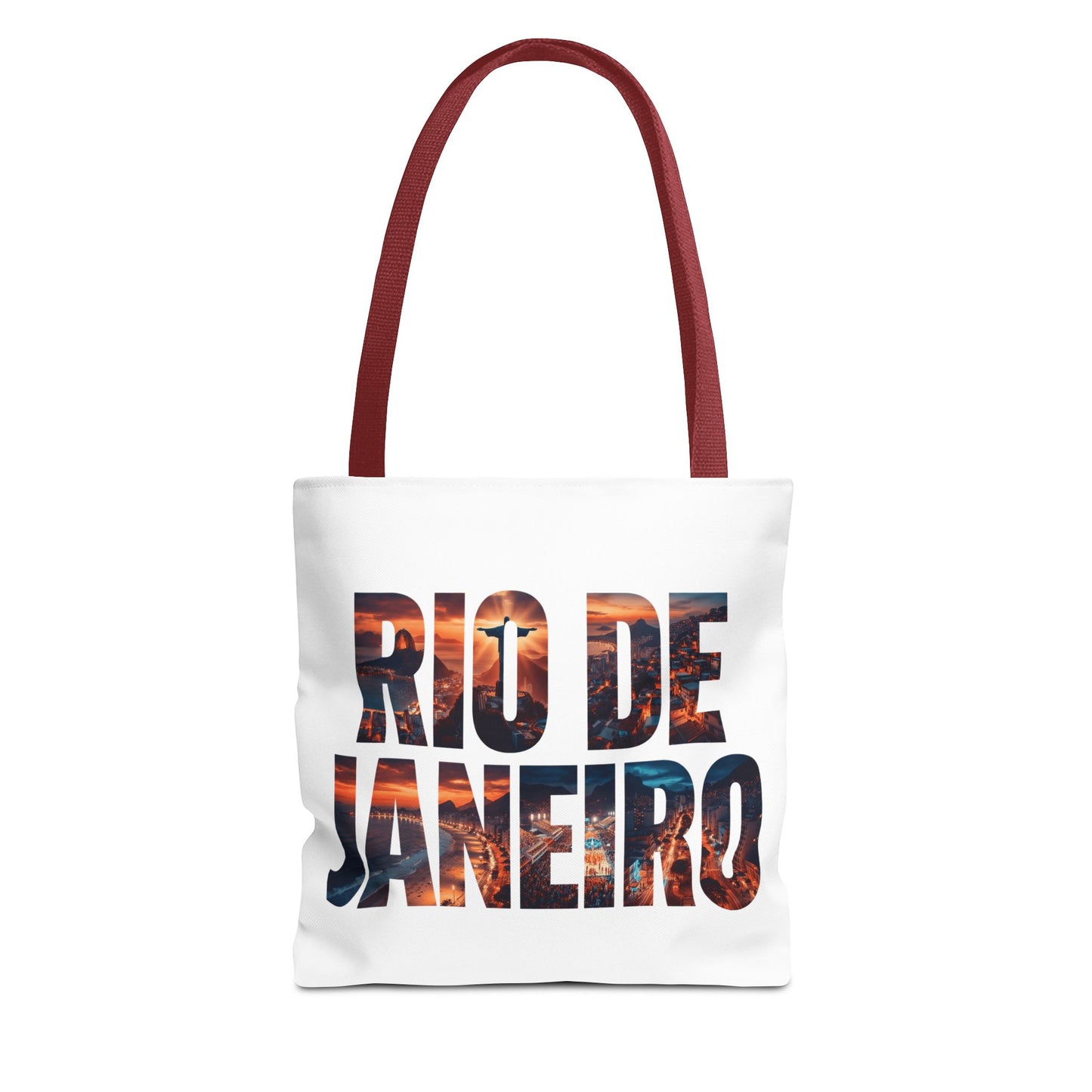 Rio de Janeiro Sunset Tote Bag — Travel Beach Cityscape Graphic Tote