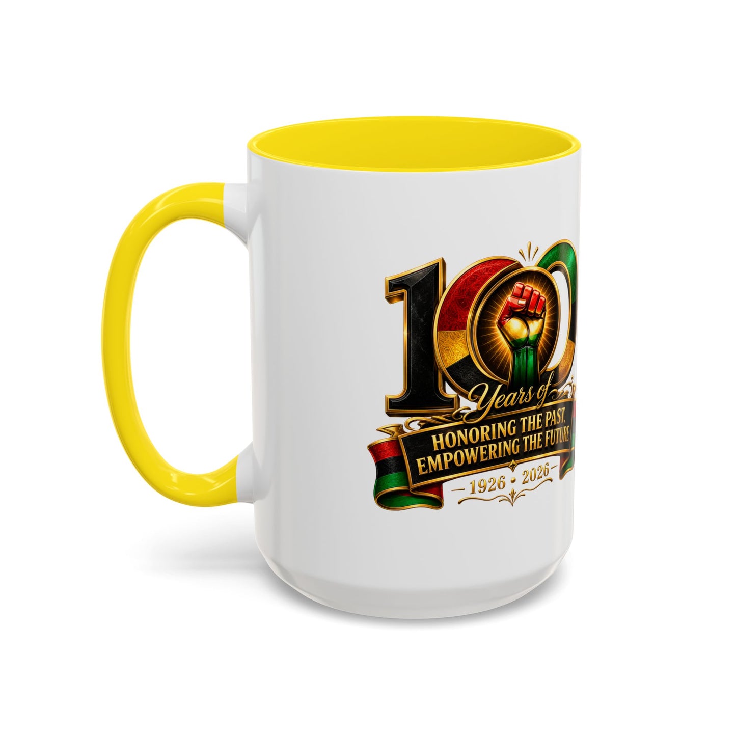 100 Years Commemorative Coffee Mug — "Honoring the Past, Empowering the Future"