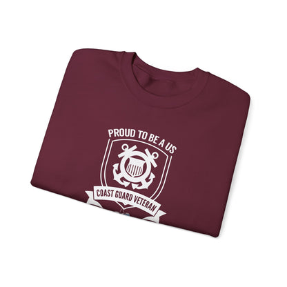 Proud to Be a US Coast Guard Veteran Sweatshirt