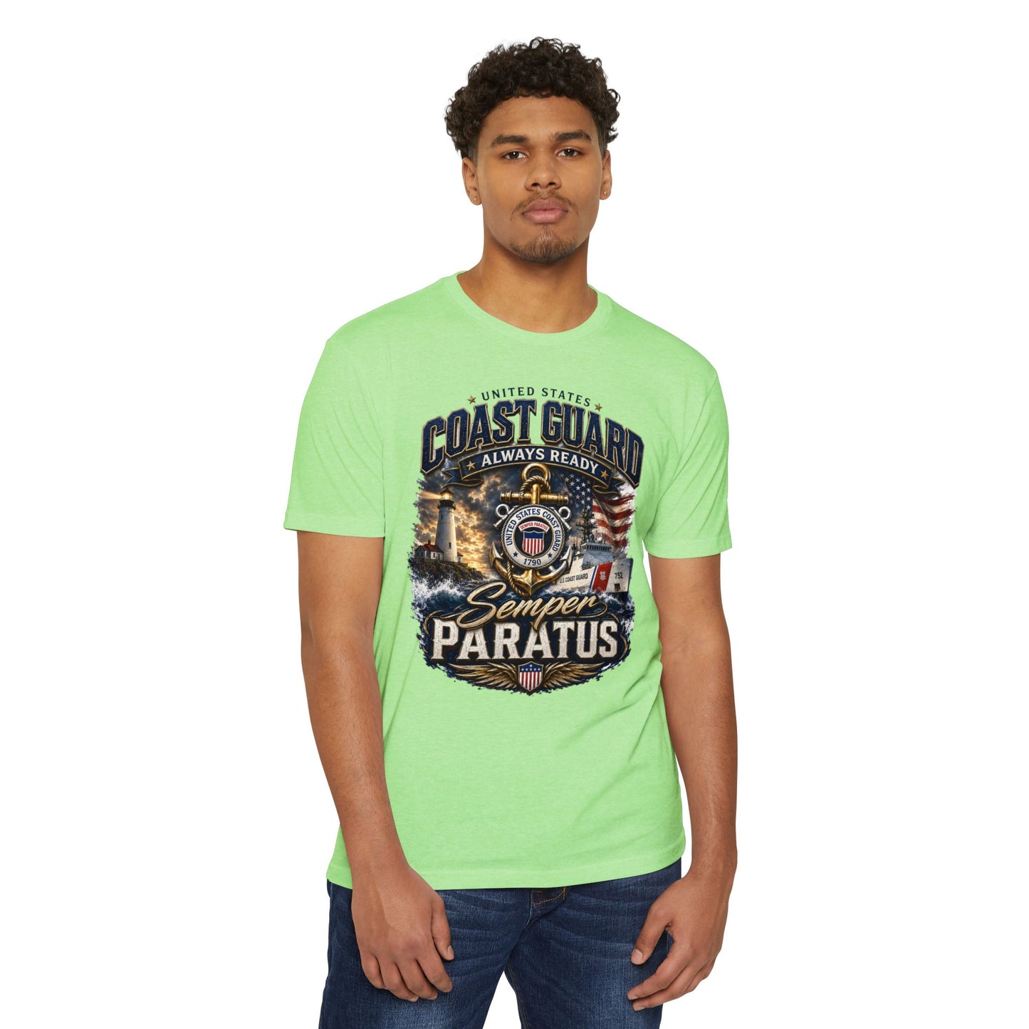 Coast Guard Semper Paratus T-Shirt – U.S. Coast Guard Veteran Tee