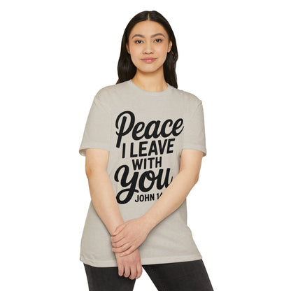 Peace I Leave With You T-Shirt — John 14:27 Christian Tee
