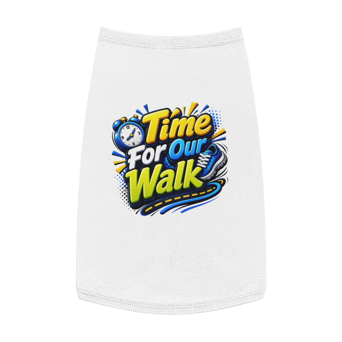 Pet Tank Top — "Time For Our Walk" Cute Dog Walking Shirt