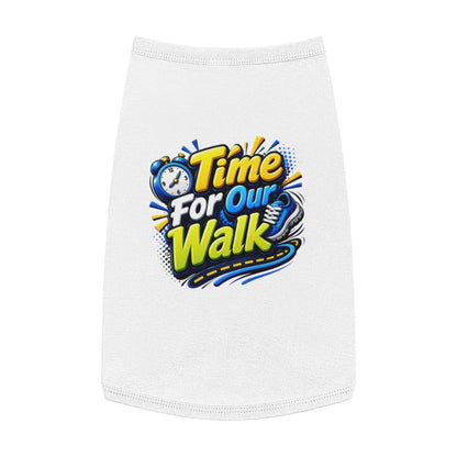 Pet Tank Top — "Time For Our Walk" Cute Dog Walking Shirt