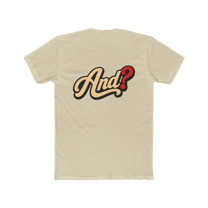 And? Graphic Tee — Retro Script Question Mark Shirt