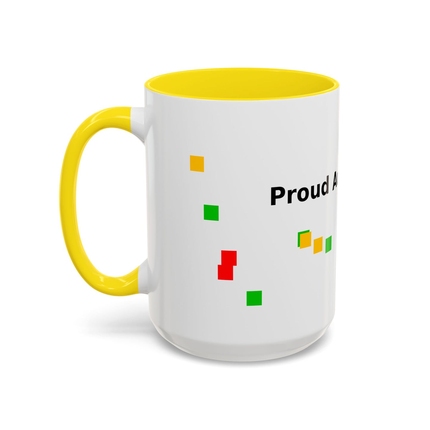 Autism Proud Mom Accent Coffee Mug – 11/15oz Color Accent