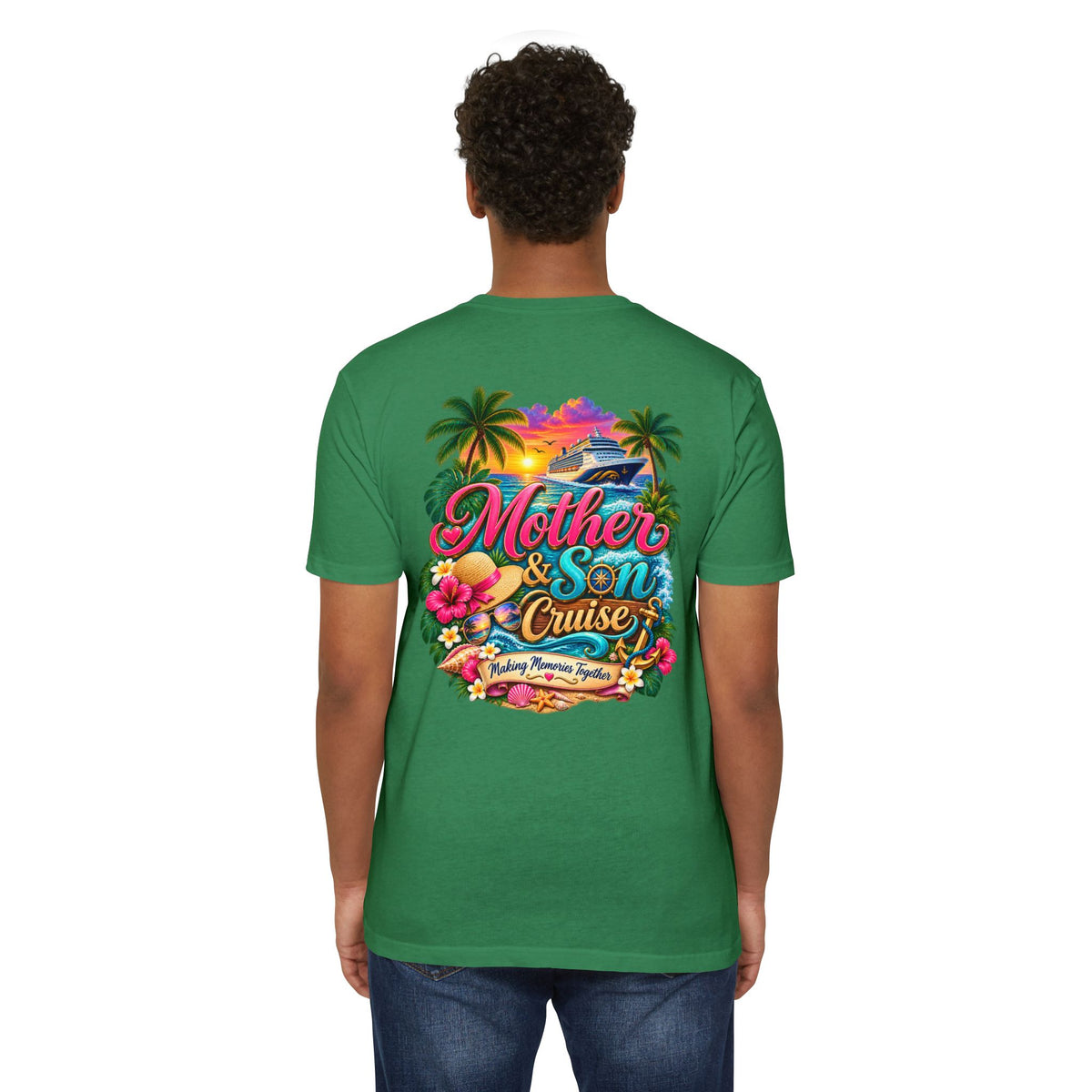 Mother & Son Cruise T-Shirt — Tropical Family Vacation Graphic Tee