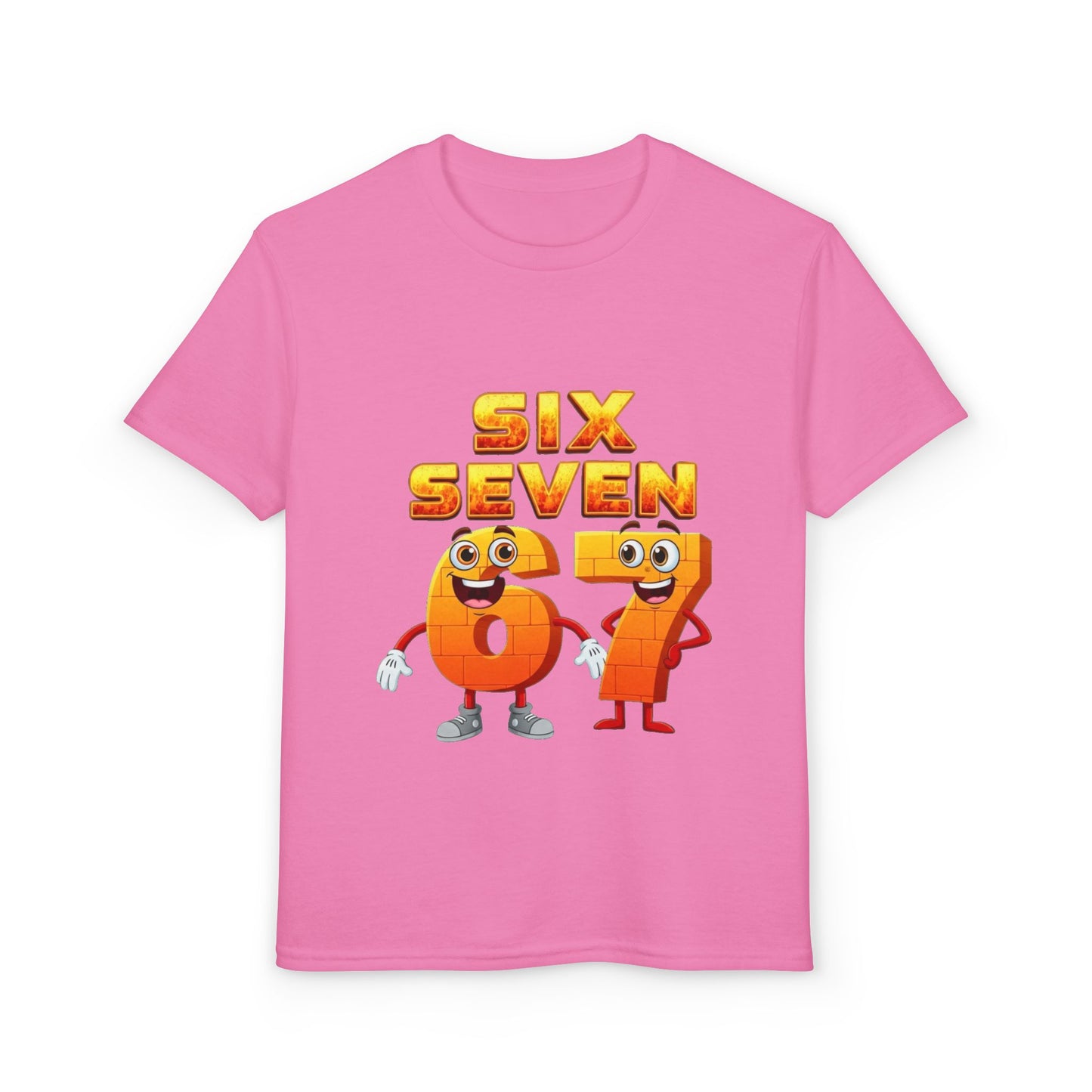 Six Seven 67 Kids T-Shirt – Cute Cartoon Number Shirt for Boys & Girls