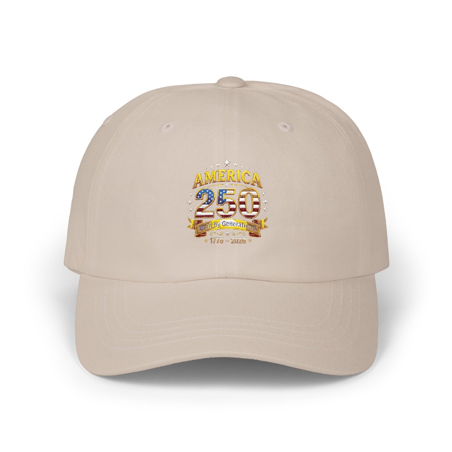 Dad Cap — Vintage '25' Anniversary Crest Embroidered Baseball Hat
