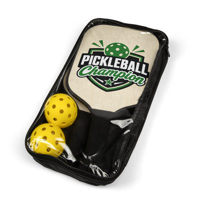 Pickleball Champion Paddle Set — Pickleball Kit with Two Paddles & Balls