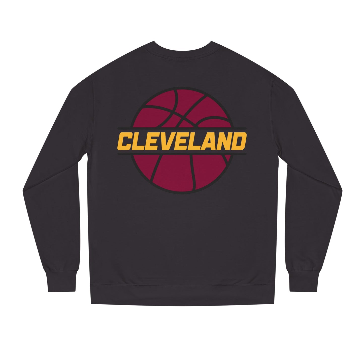 Cleveland Basketball Crewneck Sweatshirt — Retro Hoop Logo