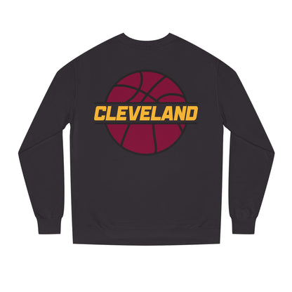 Cleveland Basketball Crewneck Sweatshirt — Retro Hoop Logo