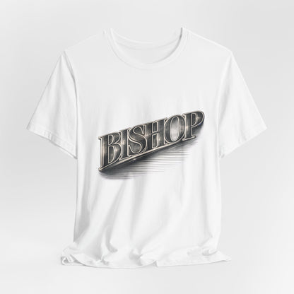 Bishop Retro Chrome Logo T‑Shirt