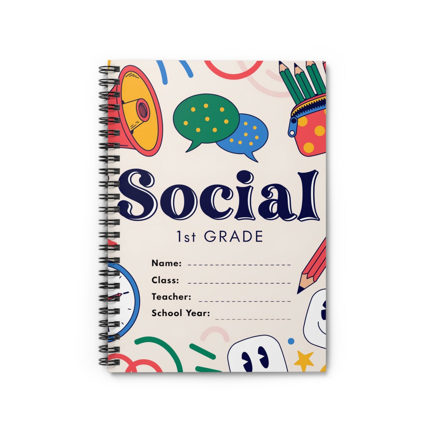 Spiral Notebook - Ruled Line