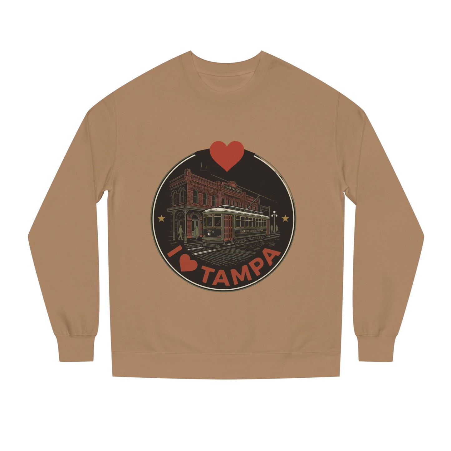 Tampa Sweatshirt — I  Tampa Vintage Streetcar Crewneck