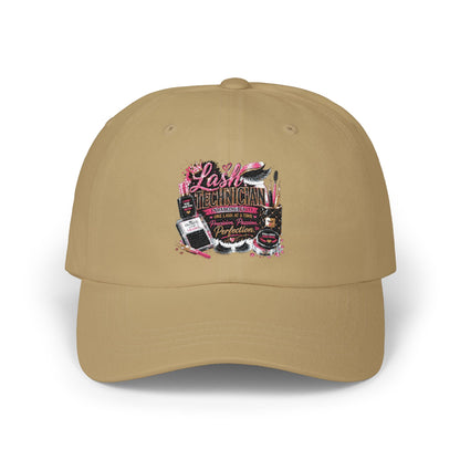 Classic Dad Cap - Retro Pink Flamingo Beach Graphic Hat