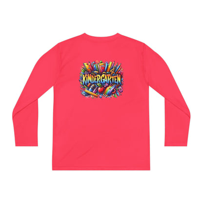 Kindergarten Crayons Youth Long Sleeve Tee