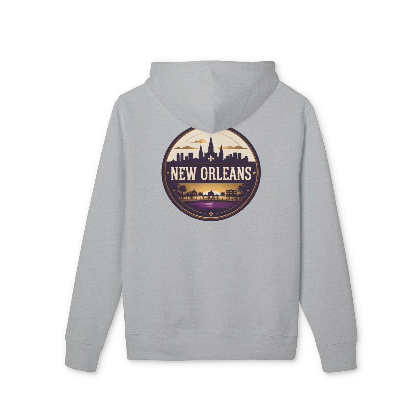 New Orleans Skyline Hoodie — Vintage Crescent City Travel Pullover