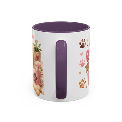 Cute Dog Lover Coffee Mug — "Life is Better With a Dog" Accent Mug (11/15oz)