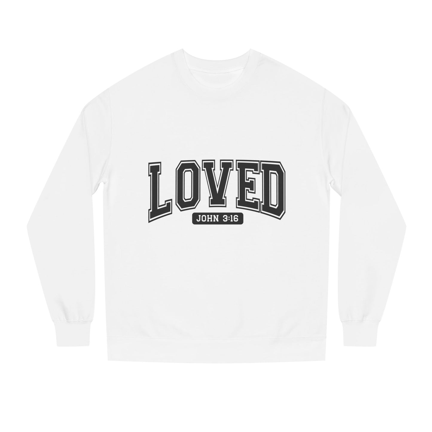 Loved John 3:16 Sweatshirt — Christian Faith Crewneck