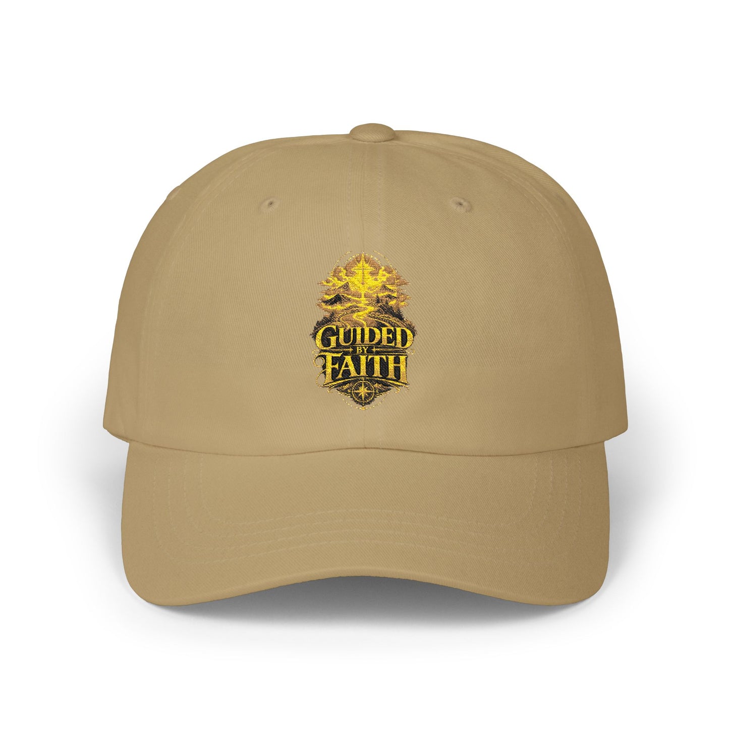 Dad Cap - "Guided Faith" Embroidered Baseball Hat