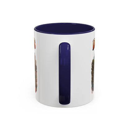 Dallas Skyline Accent Coffee Mug — Texas Souvenir Mug with Guitar & Cityscape