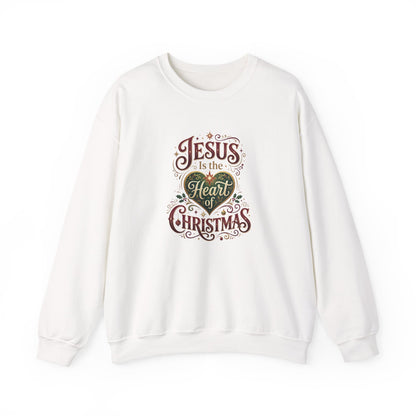 Jesus Is the Heart of Christmas  Sweatshirt
