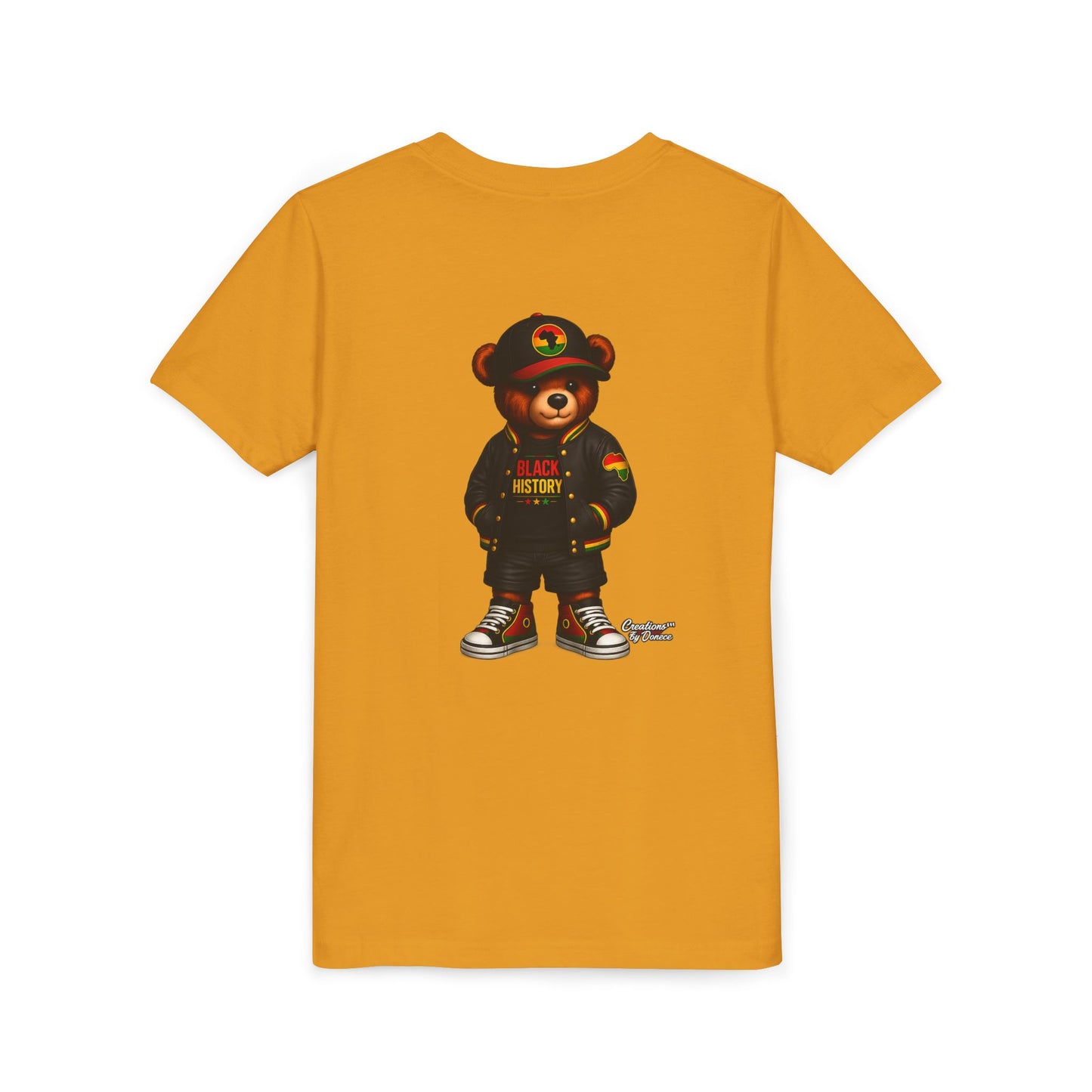 Kids 'Black History' Streetwear Bear Tee