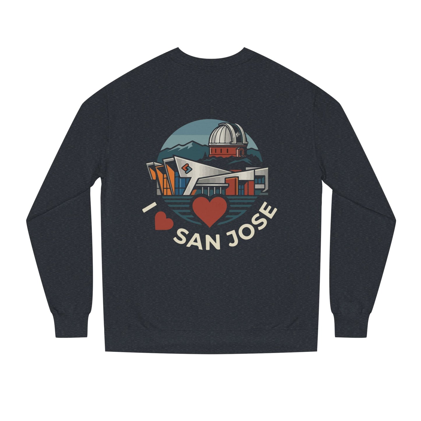 San Jose Heart Crewneck Sweatshirt