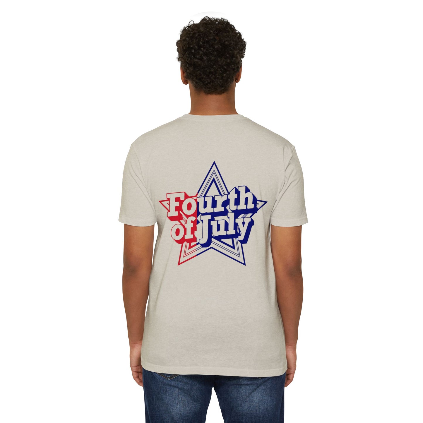 Fourth of July Star T-Shirt — Retro Patriotic Independence Day Tee