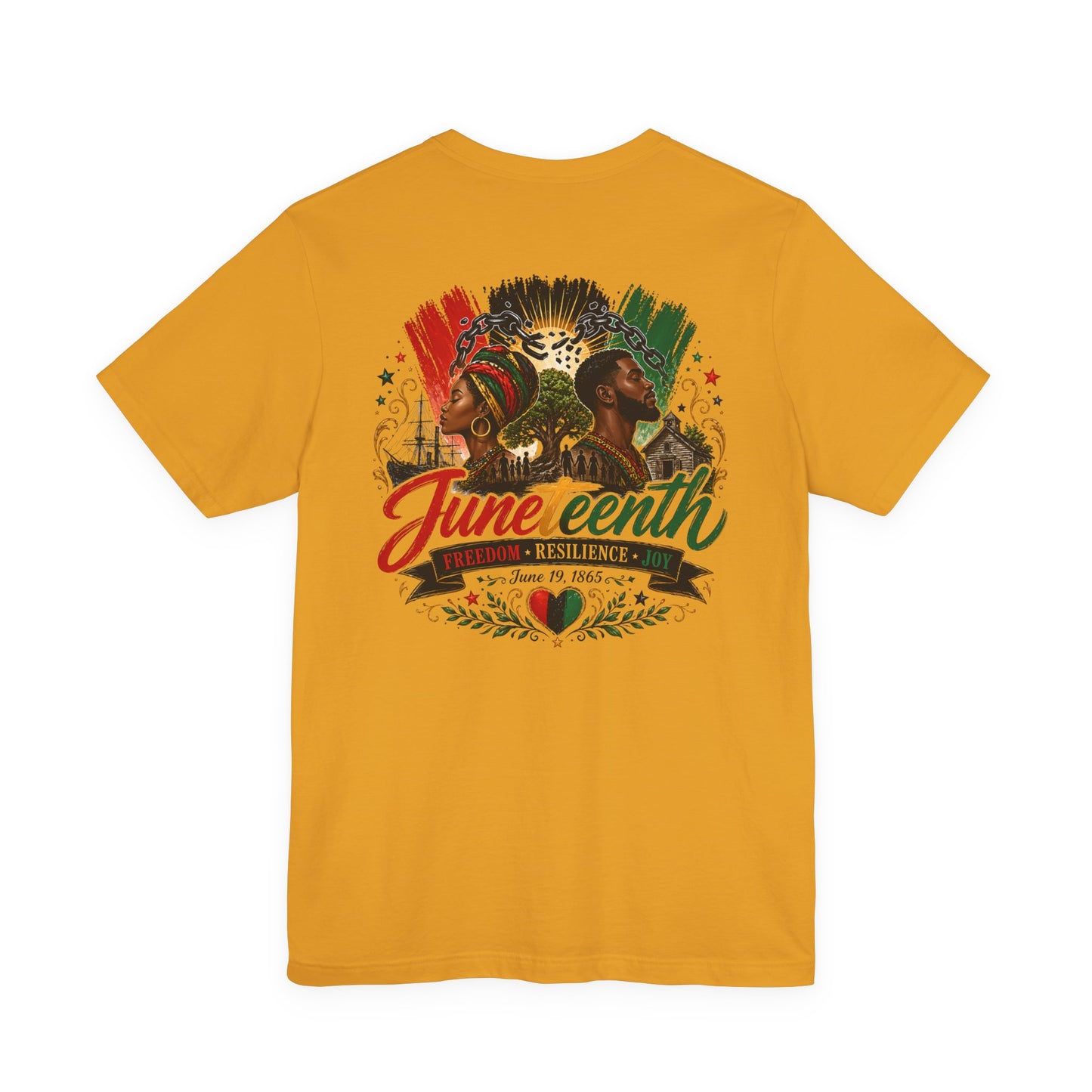 Juneteenth Celebration Tee — Freedom Resilience Juneteenth Graphic Shirt