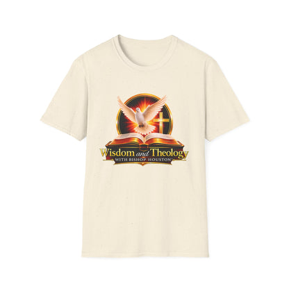 Wisdom and Theology T-Shirt — Dove, Bible & Cross Christian Tee