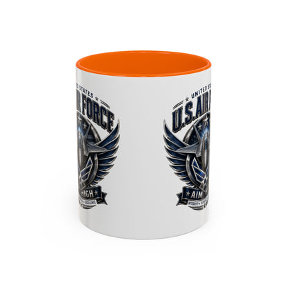 U.S. Air Force Aim High Accent Coffee Mug (11/15oz)