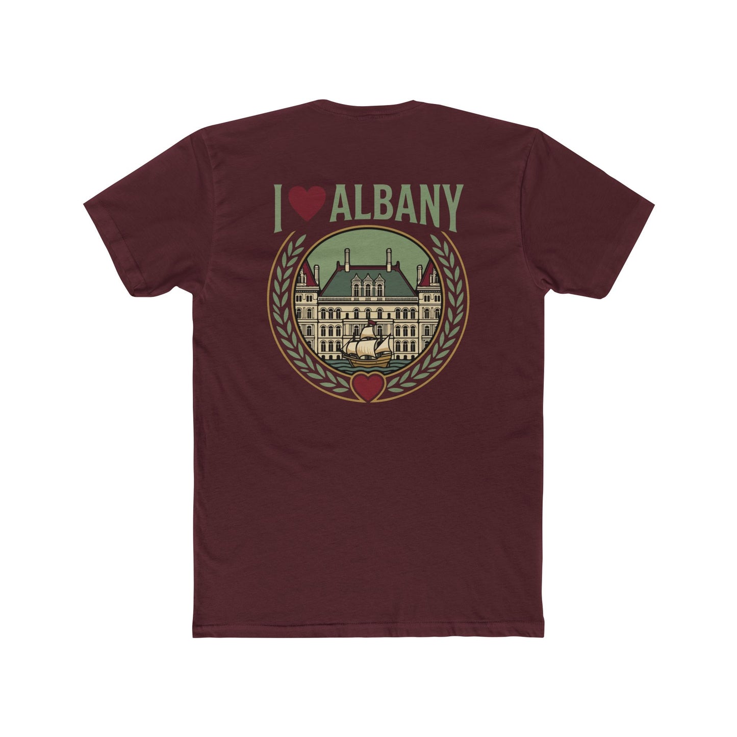 I  Albany T‑Shirt — Vintage Capitol Building City Pride Tee