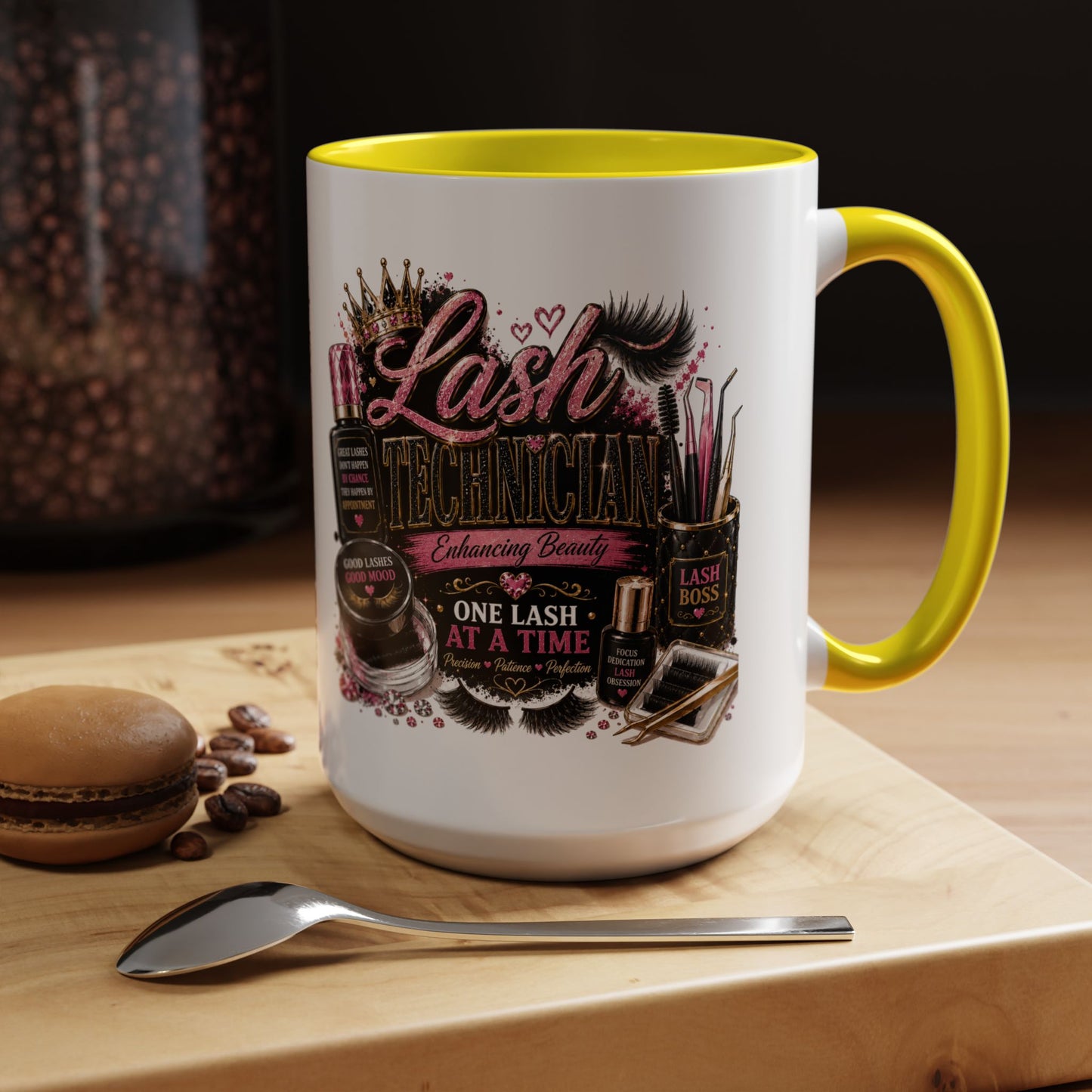 Lash Technician Coffee Mug — "Lash Technician: One Lash at a Time" Accent Mug