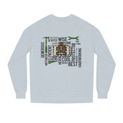Dad Toolbox Word Cloud Sweatshirt — Father’s Day Mechanic Gift