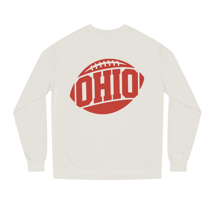Ohio Football Crewneck Sweatshirt — Vintage Collegiate Game Day Pullover