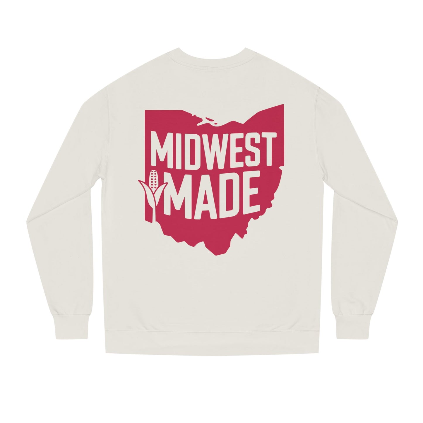 Midwest Made Sweatshirt — Ohio State Outline Corn Graphic Crewneck