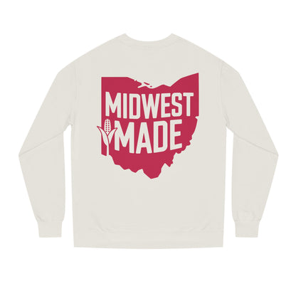 Midwest Made Sweatshirt — Ohio State Outline Corn Graphic Crewneck
