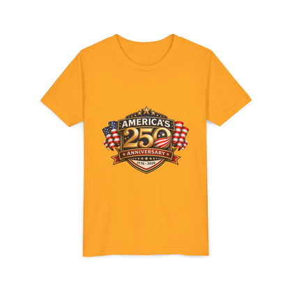 America's 250th Anniversary Youth Tee - Patriotic 1776–2026 Celebration Shirt