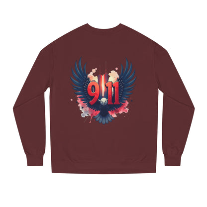 9/11 Memorial Sweatshirt – Eagle Wings Tribute Crewneck