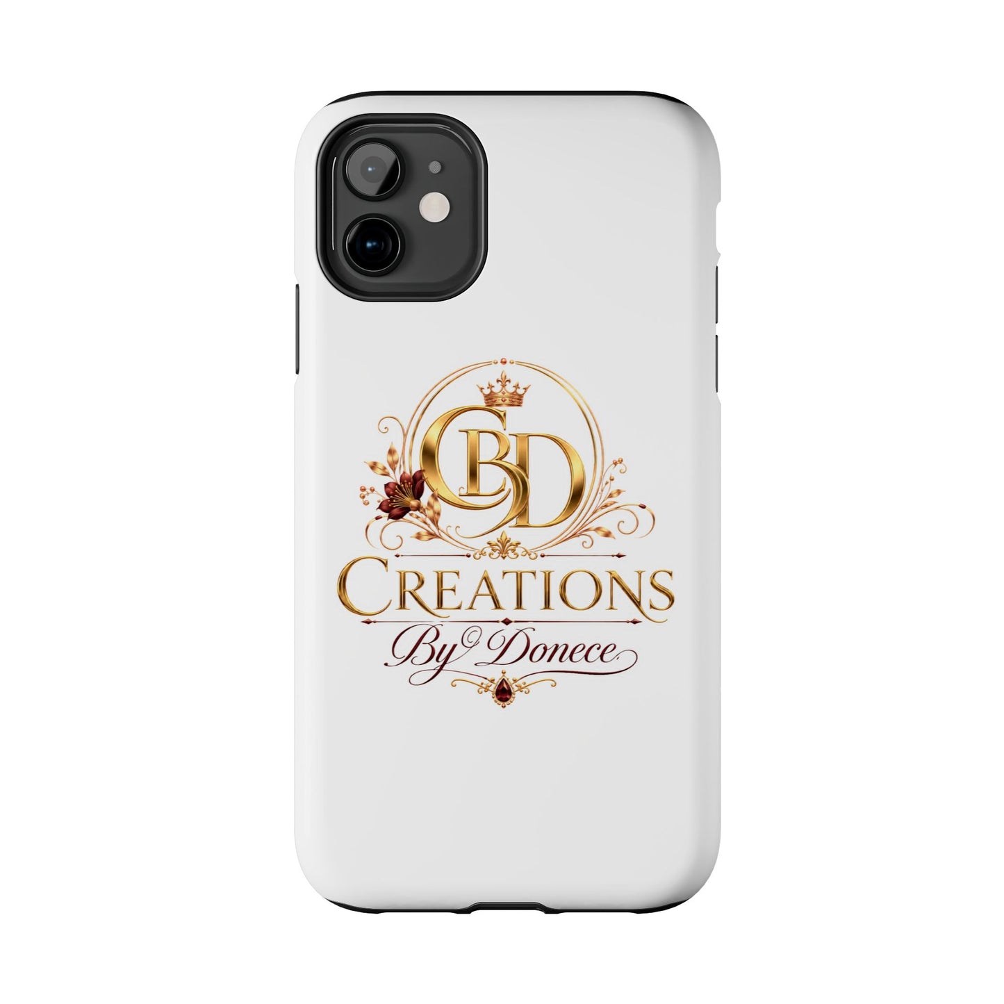 BD Creations By Donece Elegant Logo Tough Phone Case — Protective iPhone Cover