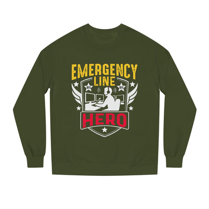 Emergency Line Hero Sweatshirt — 911 Dispatcher Tribute Crewneck