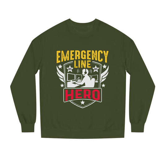 Emergency Line Hero Sweatshirt — 911 Dispatcher Tribute Crewneck