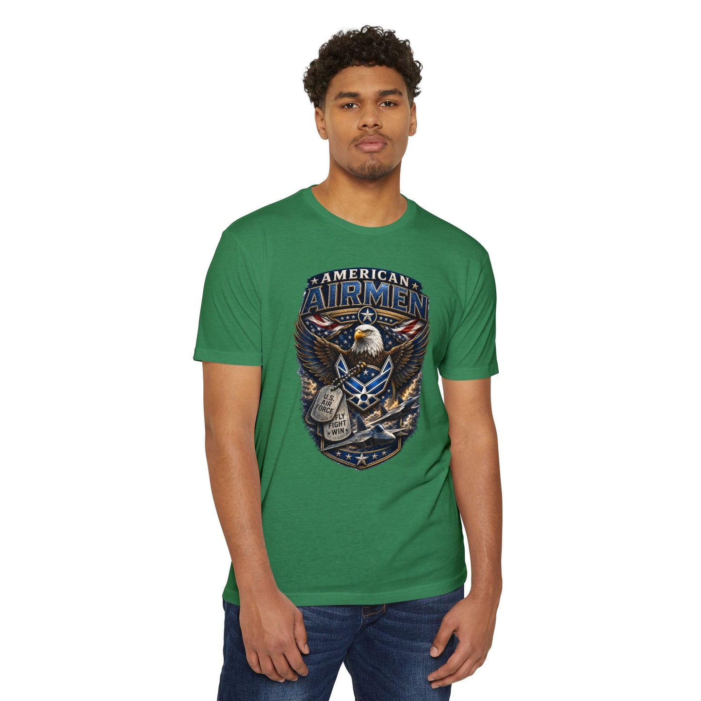 American Airmen Eagle T-Shirt — Patriotic USA Air Force Graphic Tee