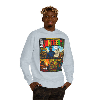 Juneteenth Comic Sweatshirt — Juneteenth Celebration Graphic Crewneck