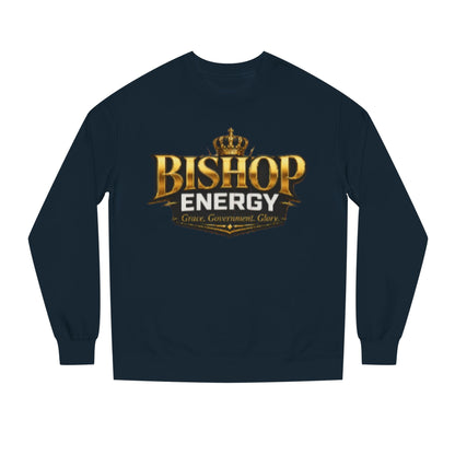 Bishop Energy Crewneck Sweatshirt — Gold Crown Logo Streetwear