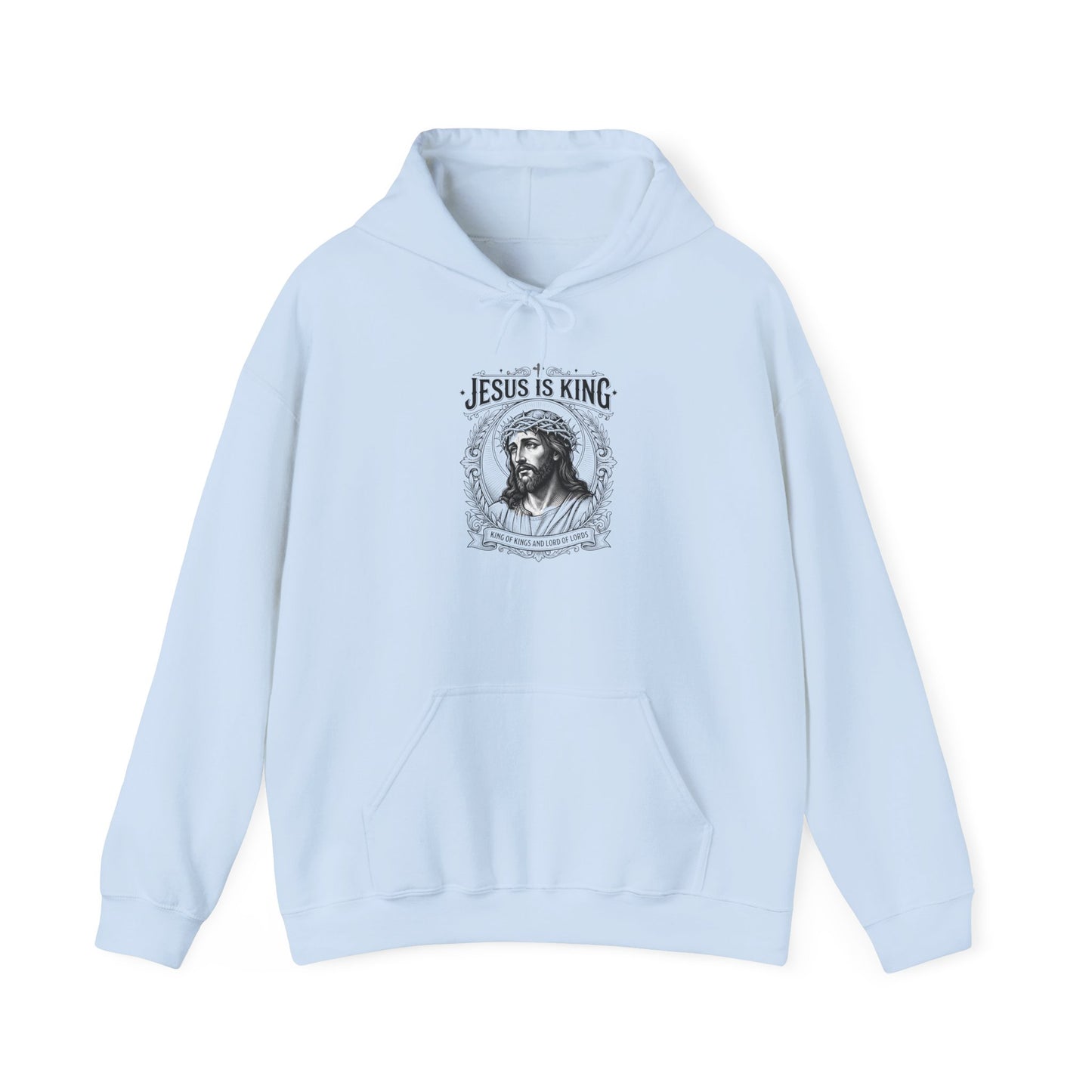 Jesus Is King Hoodie — Vintage Religious Graphic Christian Sweatshirt