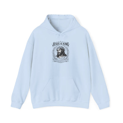 Jesus Is King Hoodie — Vintage Religious Graphic Christian Sweatshirt