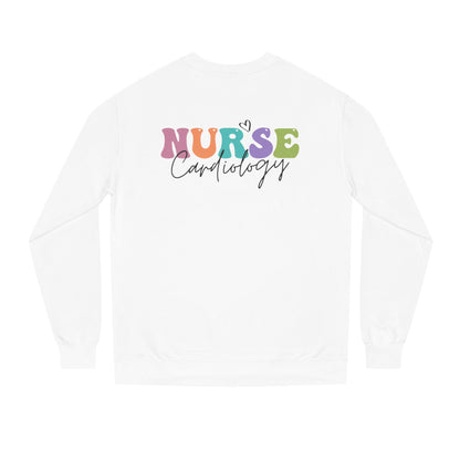 Cardiology Nurse Colorful Typography Crewneck Sweatshirt
